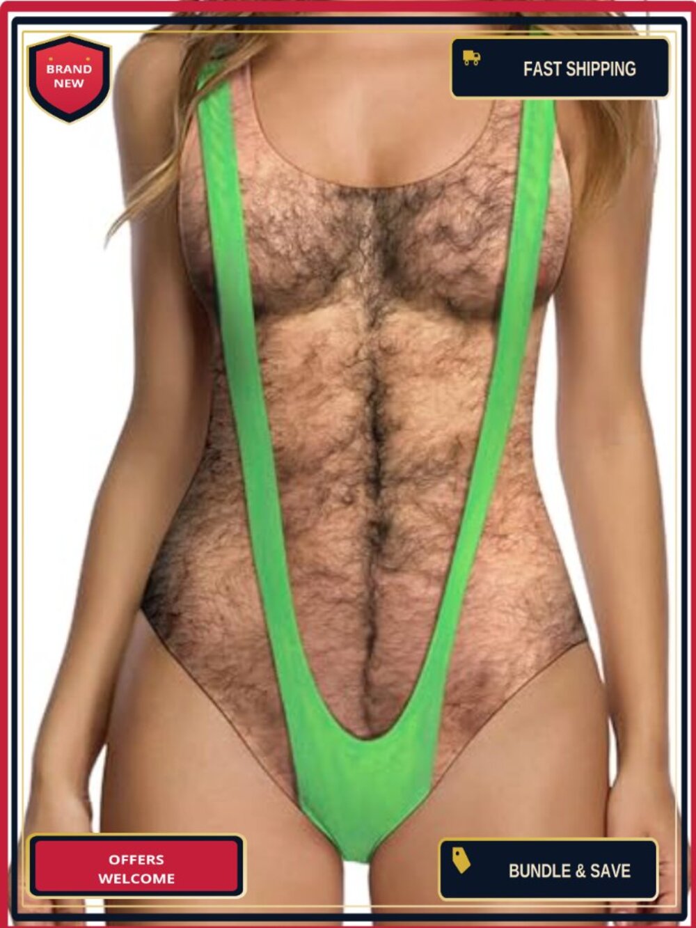 Women One Piece Swimsuit Backless Muscle Print Tummy Control Bathing Suit
